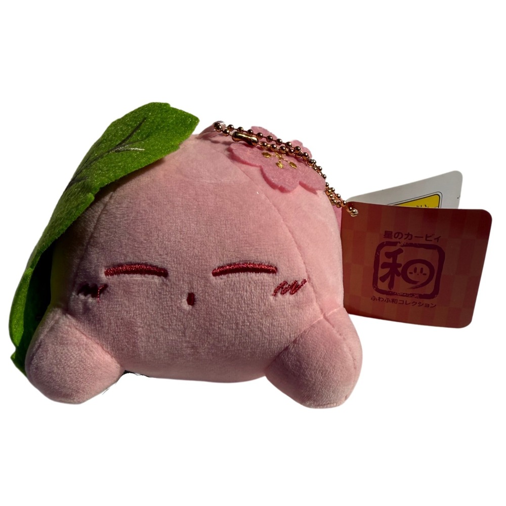 Kirby Star Fuwa‎ Fuwa Collection Kirby Sakura Mochi Plush (15cm) Peluche JPN NEW